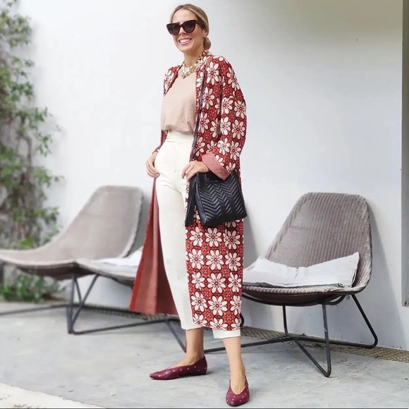 NWT Zara long jacquard knit coat special edition - Picture 14 of 17